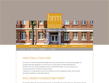 Tablet Screenshot of hrm-rechtsanwaelte.de